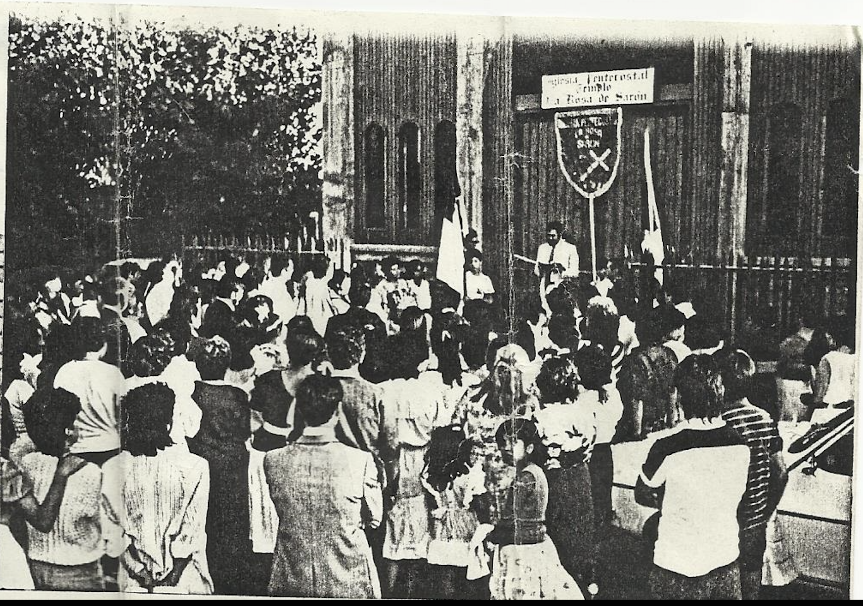 Inauguración del nuevo Templo Rosa de Sarón en calle Graciosa en 1988